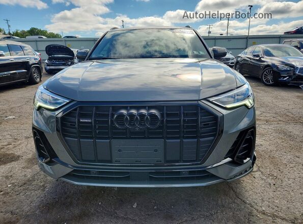 WA1EECF34M1117603 2021 AUDI Q3 Gray Widok z przodu