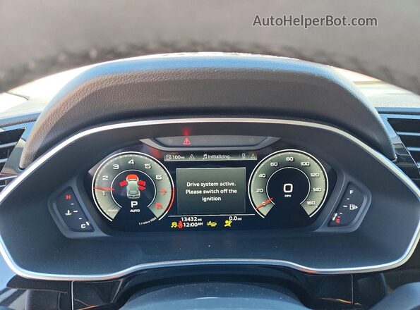 WA1EECF34S1082705 2025 AUDI Q3 White Вид щитка приладів