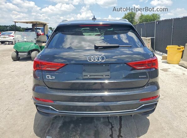 WA1EECF35L1007951 2020 AUDI Q3 Black Widok z tyłu