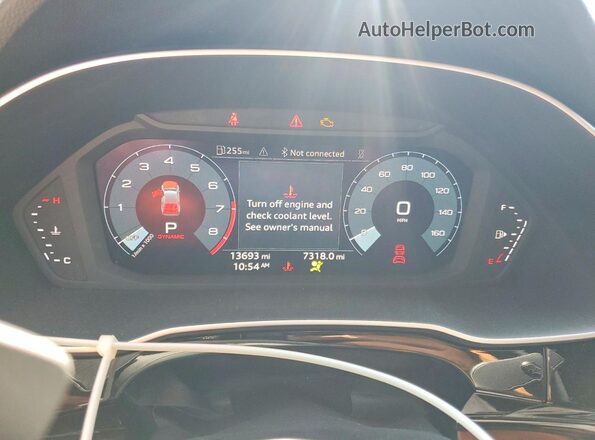 WA1EECF35R1040618 2024 AUDI Q3 Черный Вид щитка приборов