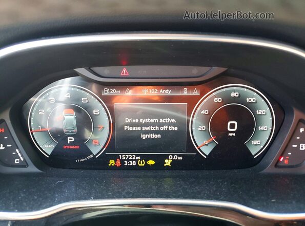 WA1EECF35R1182659 2024 AUDI Q3 White ხელსაწყოთა პანელის ხედი