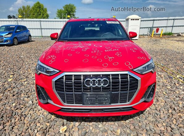 WA1EECF36L1038903 2020 AUDI Q3 Red Vista frontal