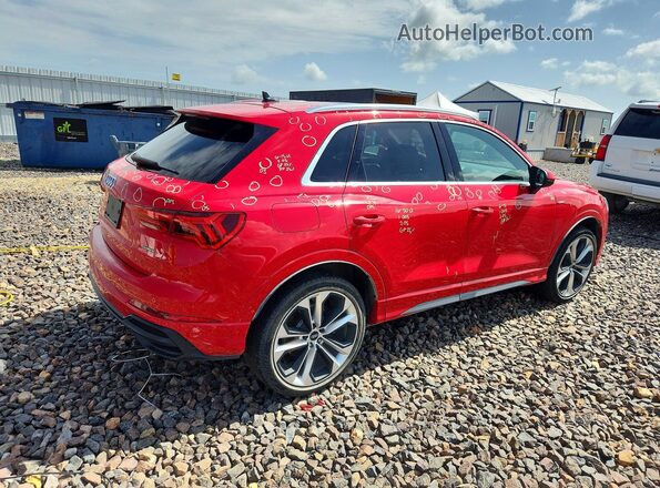 WA1EECF36L1038903 2020 AUDI Q3 Red Trasero derecho