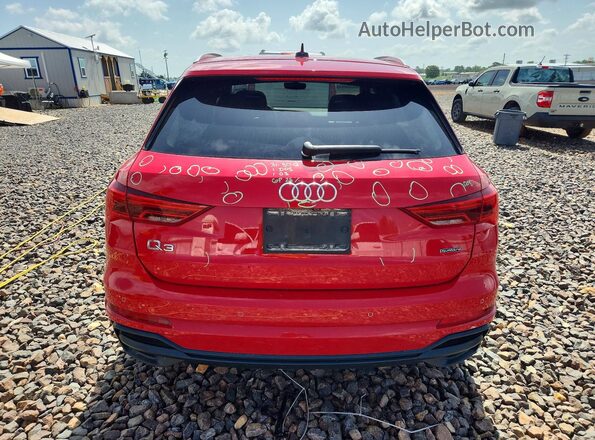 WA1EECF36L1038903 2020 AUDI Q3 Red Vista trasera