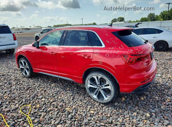 WA1EECF36L1038903 2020 AUDI Q3 Red Trasero izquierdo