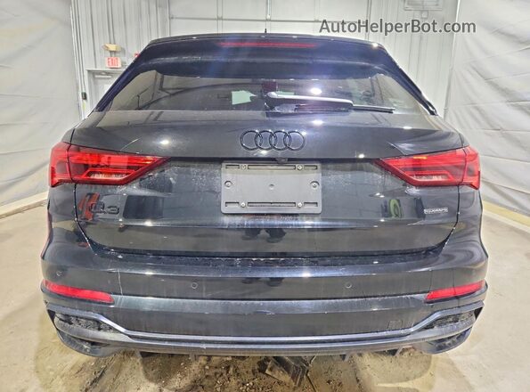 WA1EECF36N1148112 2022 AUDI Q3 Black უკანა ხედი