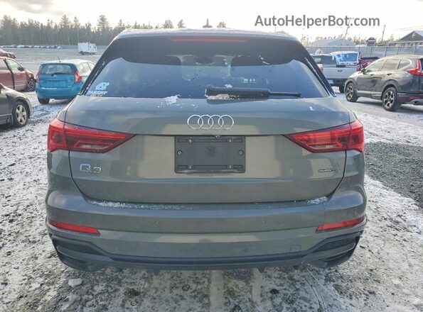 WA1EECF37L1017672 2020 AUDI Q3 Green უკანა ხედი