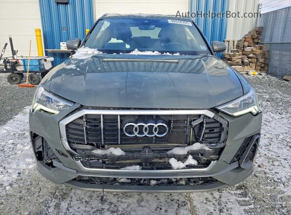 WA1EECF37L1017672 2020 AUDI Q3 Green წინა ხედი
