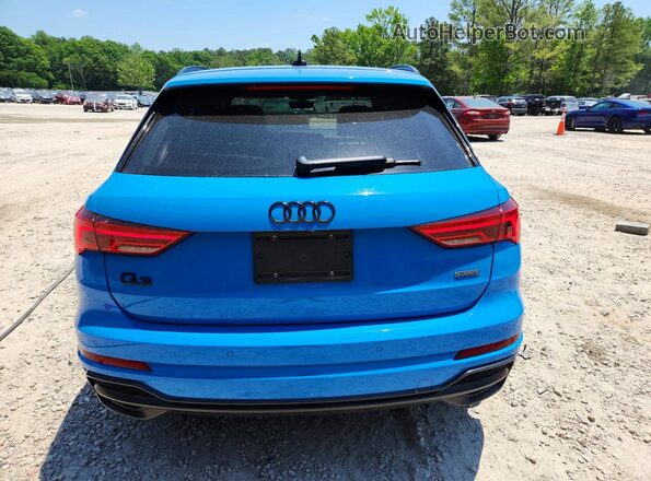 WA1EECF37M1074858 2021 AUDI Q3 Синий Вид сзади