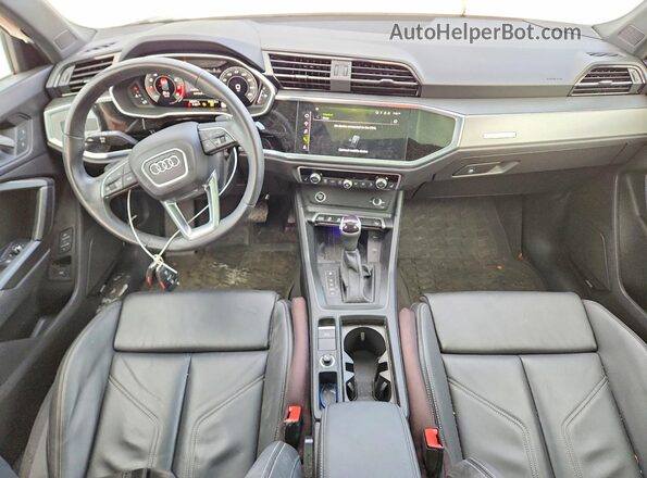 WA1EECF37P1106969 2023 AUDI Q3 White Առջևի վահանակի տեսք