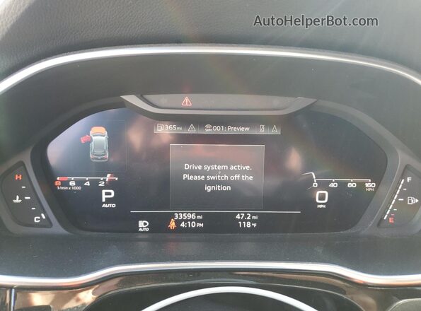WA1EECF38K1064871 2019 AUDI Q3 Gray ხელსაწყოთა პანელის ხედი