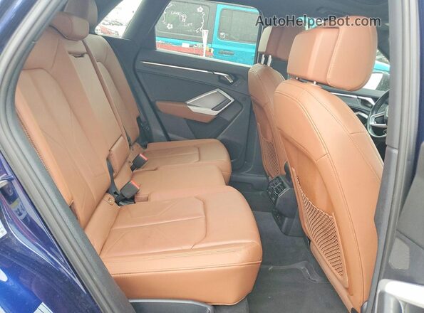 WA1EECF38N1092772 2022 AUDI Q3 Blue Vista de los asientos traseros