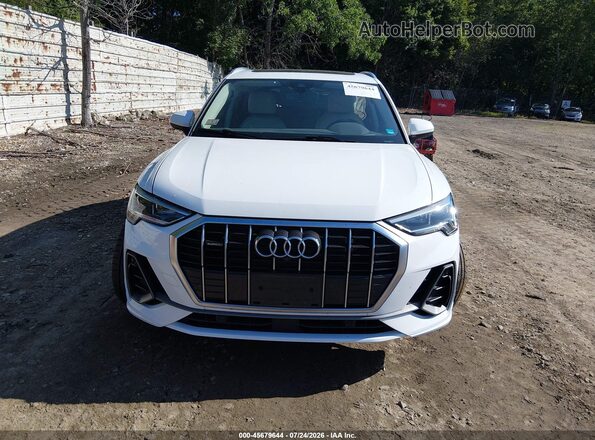 WA1EECF38R1037812 2024 AUDI Q3 White Widok zestawu wskaźników