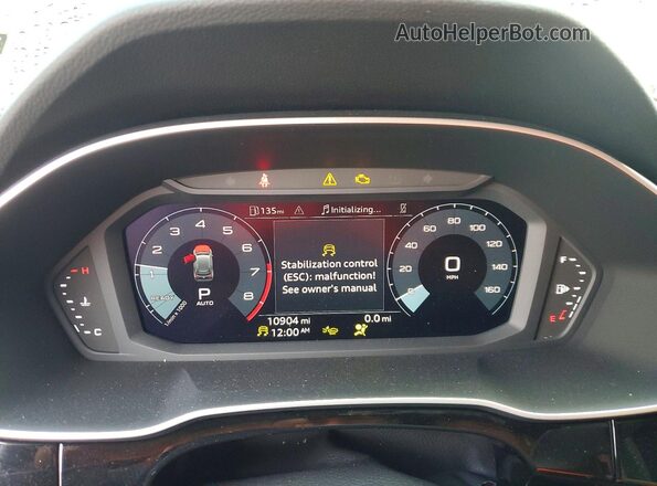 WA1EECF38S1083596 2025 AUDI Q3 Gray Вид щитка приладів