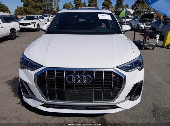 WA1EECF39L1119510 2020 AUDI Q3 White Սարքավորումների վահանակի տեսք
