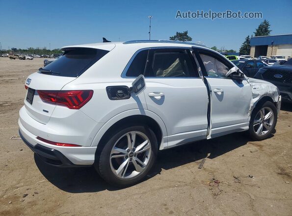 WA1EECF39M1148555 2021 AUDI Q3 White Trasero derecho