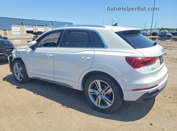 WA1EECF39M1148555 2021 AUDI Q3 White Trasero izquierdo