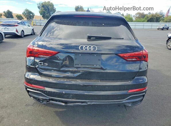 WA1EECF39M1156865 2021 AUDI Q3 Black Widok z tyłu