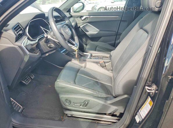 WA1EECF39M1156865 2021 AUDI Q3 Black Widok wnętrza z przodu
