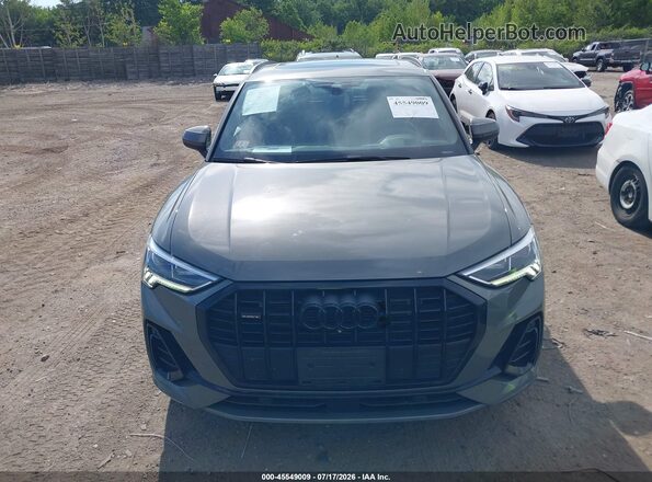 WA1EECF39N1052877 2022 AUDI Q3 Gray Instrument cluster view