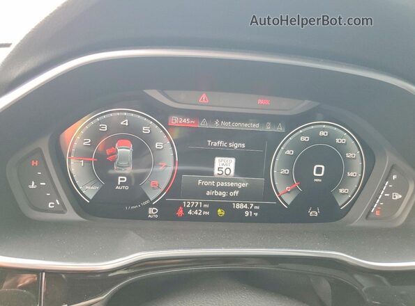 WA1EECF39P1021955 2023 AUDI Q3 Blue Սարքավորումների վահանակի տեսք