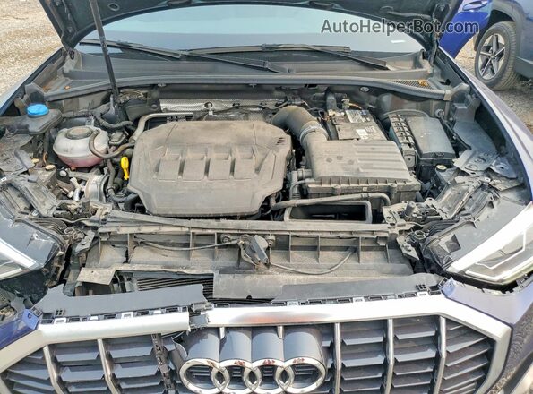 WA1EECF39P1021955 2023 AUDI Q3 Blue Շարժիչի բաժամունքի տեսք