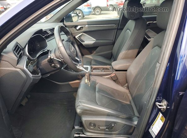 WA1EECF39P1021955 2023 AUDI Q3 Blue Սալոնի դիմացի տեսք