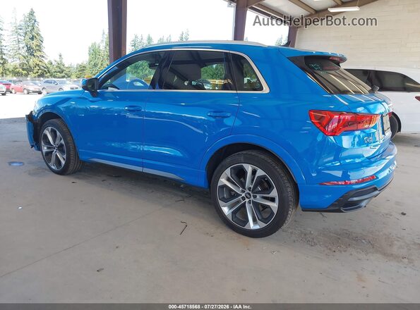 WA1EECF3XK1074642 2019 AUDI Q3 Blue Tył lewy