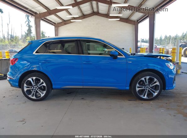 WA1EECF3XK1074642 2019 AUDI Q3 Blue Widok wnętrza 360 stopni