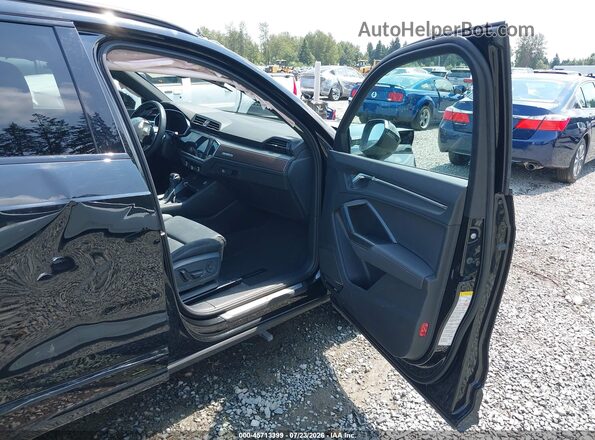 WA1EECF3XN1014607 2022 AUDI Q3 Black Widok wnętrza z przodu