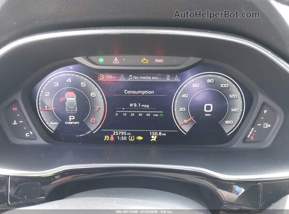 WA1EECF3XN1014607 2022 AUDI Q3 Black Widok tylnych siedzeń