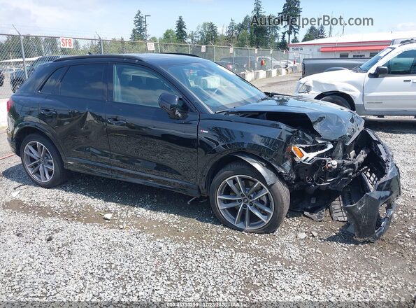 WA1EECF3XN1014607 2022 AUDI Q3 Black Widok wnętrza 360 stopni