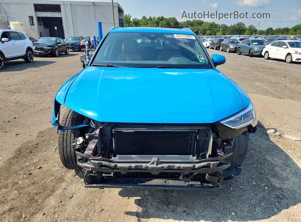 WA1EECF3XN1037904 2022 AUDI Q3 Blue Вид спереду