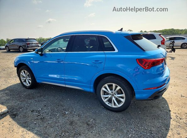 WA1EECF3XN1037904 2022 AUDI Q3 Blue Задня ліва чверть