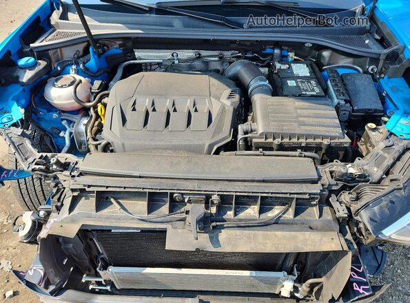WA1EECF3XN1037904 2022 AUDI Q3 Blue Вид підкапотного простору
