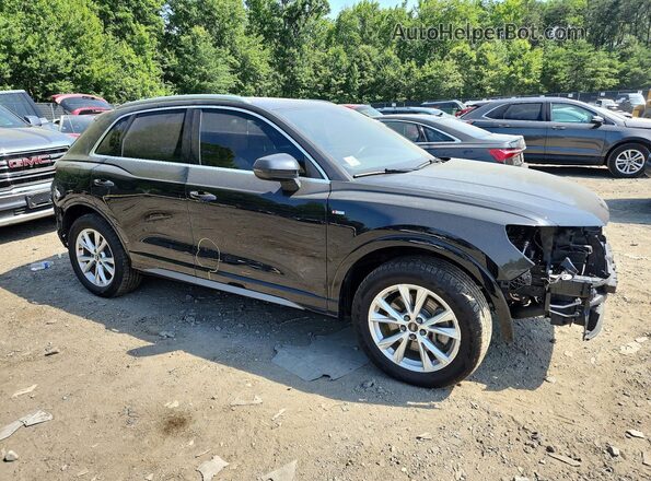 WA1EECF3XN1125173 2022 AUDI Q3 Black Передня права чверть