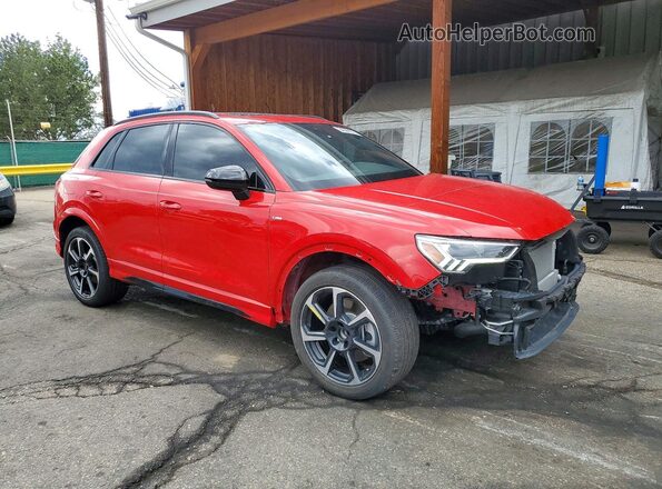 WA1EEDF36S1053826 2025 AUDI Q3 Red Przód prawy