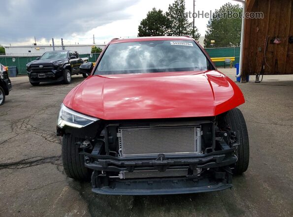 WA1EEDF36S1053826 2025 AUDI Q3 Red Widok z przodu