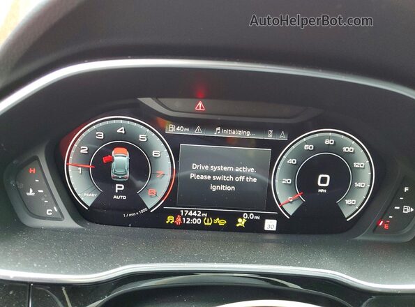 WA1EEDF36S1053826 2025 AUDI Q3 Red Widok zestawu wskaźników
