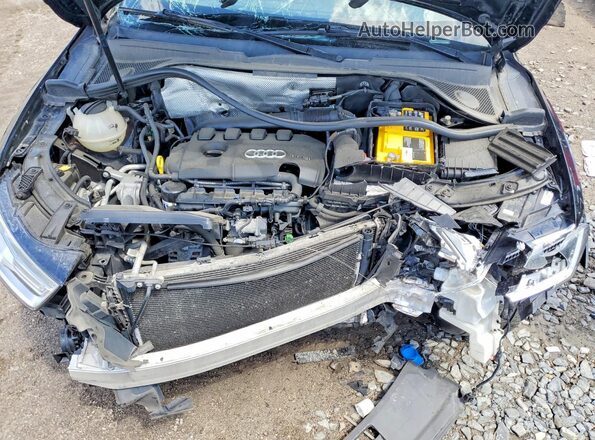 WA1EFCFS1GR001141 2016 AUDI Q3 Black Vista del compartimento del motor