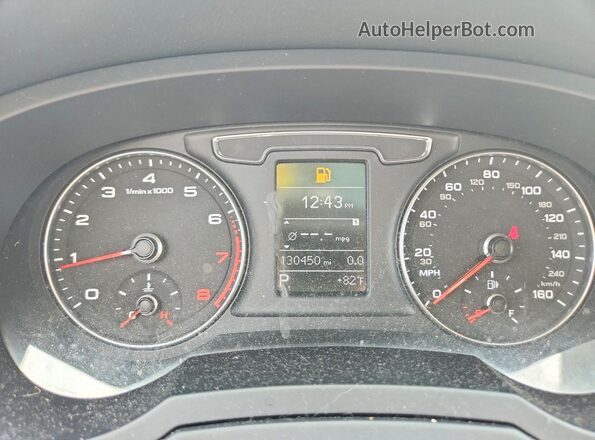 WA1EFCFS1GR009532 2016 AUDI Q3 Black Instrument cluster view