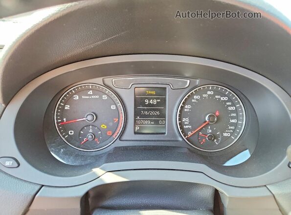 WA1EFCFS1GR010213 2016 AUDI Q3 White Widok zestawu wskaźników