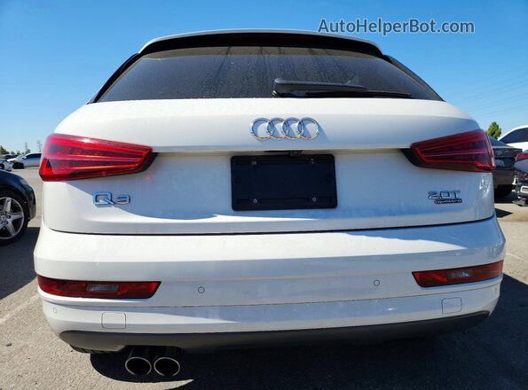 WA1EFCFS1GR010213 2016 AUDI Q3 White Widok z tyłu