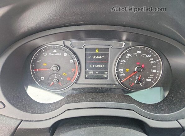 WA1EFCFS1GR022667 2016 AUDI Q3 Белый Вид щитка приборов