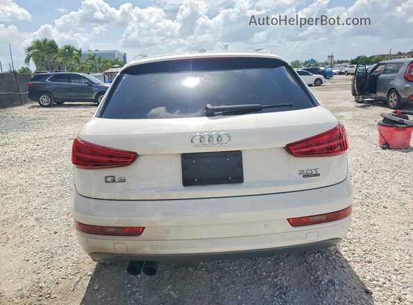 WA1EFCFS8GR022262 2016 AUDI Q3 White უკანა ხედი