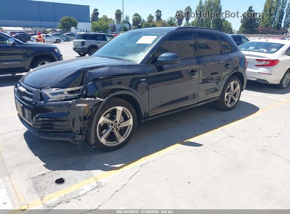 WA1ENAFY4L2077046 2020 AUDI Q5 Blue წინა მარცხენა ხედი სამი მეოთხედიდან