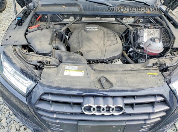 WA1ENAFY6L2081695 2020 AUDI Q5 Blue Widok komory silnika