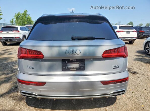 WA1ENAFY7J2240639 2018 AUDI Q5 Silver Вид ззаду