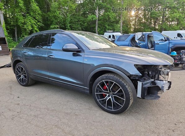 WA1EVAF11MD013961 2021 AUDI Q8 Серый Передняя правая четверть
