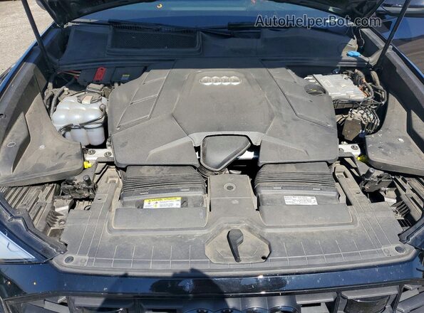 WA1EVAF12MD015282 2021 AUDI Q8 Black ძრავის განყოფილების ხედი